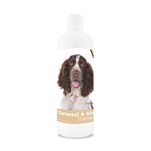 Healthy Breeds English Springer Spaniel Oatmeal Shampoo with Aloe 16 oz
