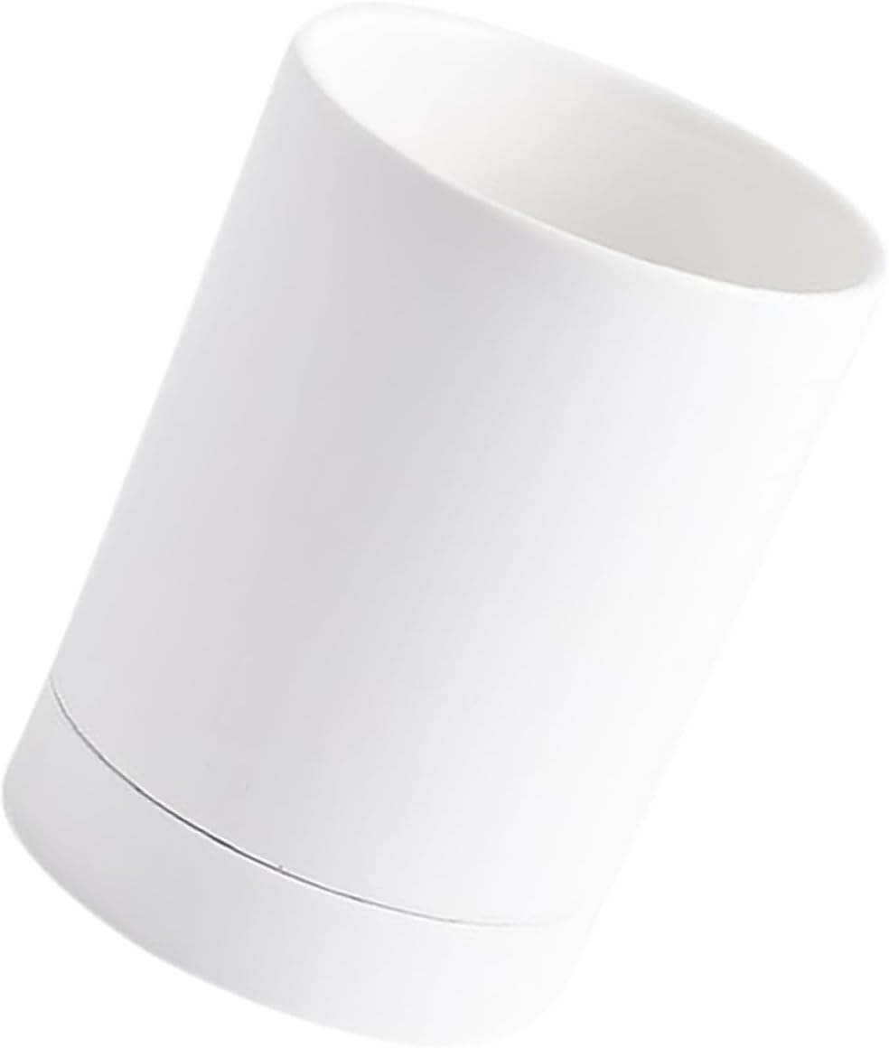 Cabilock 1 PC Ceramic Utensil Holder Kitchen Organizer with Bottom Drain Design Multipurpose Chopstick Storage for Spoons Forks and Spatulas and Restaurant Use