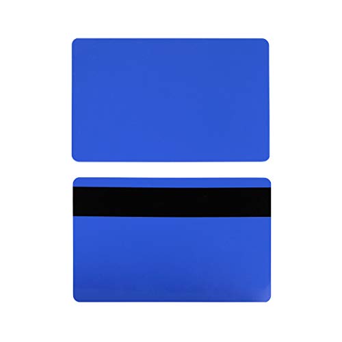Image of Pack of 500 Premium Graphic Quality Hospital Blue PVC w/HiCo 3 Track Mag Stripe Cards CR80 30 Mil Standard Credit Card Size CR8030HI by MY ID City