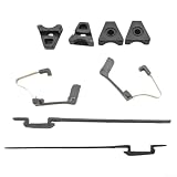 Schiebedach-Reparaturset für Mercedes-Benz A-Klasse C-Klasse CLA E-Klasse W205 W176 W212 2009-2019 Schiebedach-Schiene Glas Halterung Schwarz 8-teilig