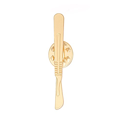 Image of Scalpel Brooch Lapel Pins Jewelry Gift for Surgeon Doctor Nurse