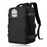 Bronzi® Zaino Ryanair compatibile 40x20x25 Zaino da Viaggio Aereo Bagaglio a Mano compatibile Ryanair | Wizzair 20L Piccolo Borsa da Cabina per Voli Borsa da Viaggio Aereo Zaini Casual Porta PC,Nero