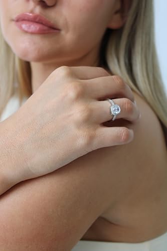 Statement Ring, 3 Carat, Chunky CZ Engagement Ring, Adjustable Sizes 5-84