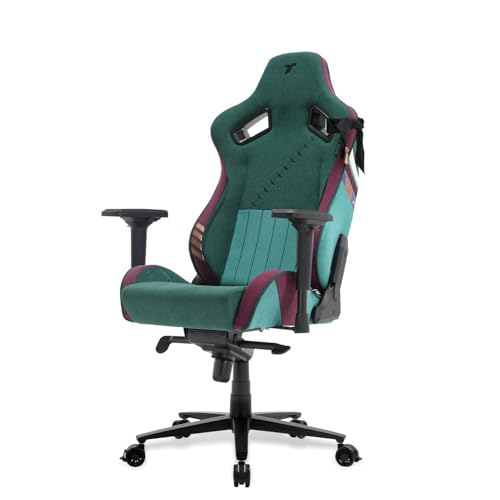 Image of TTRACING Surge X Air Threads Fabric Gaming Chair - Zoro Edition, Ergonomic Design, 120-Degree Full Tilt Mechanism, Neck and Lumbar Pillow Support, PU-Coated 4D Adjustable Armrests