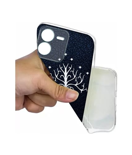 Image of Magic Tree Pattern Design Printed Silicon Soft TPU Back Case Cover for iQOO Z9 5G