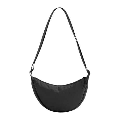 SODEER Crossbody Sling Bag for Women and Men,Lightweight Travel Sling Bag with Adjustable Strap,Small Shoulder Bag,Black