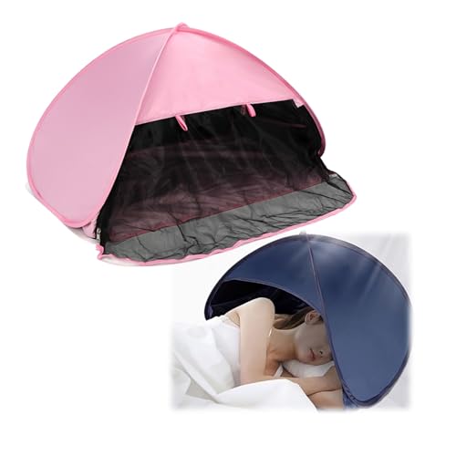 GYYDXXFC Soundproof And Light-Proof Silent Tent, Sleep Den Blackout Bed Tent, Promotes Better Sleep, For People Night Shift, Dorm, Travel(Pink)