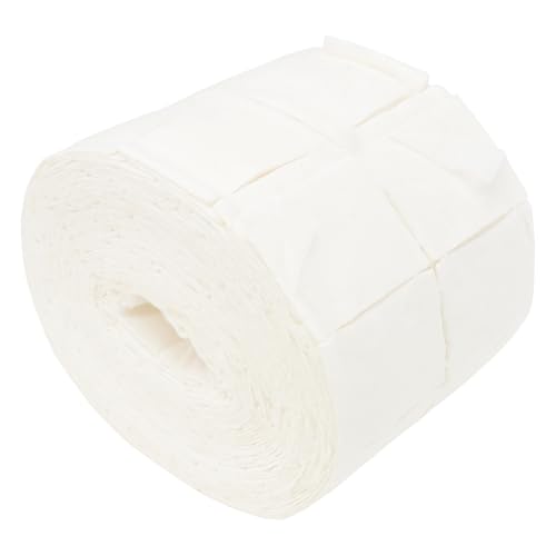 iplusmile Toallitas Desechables para Limpiar Esmalte de Uñas 500 Unidades por Rollo Papel Absorbente Ligero para Quitaesmalte Uso Doméstico y Profesional