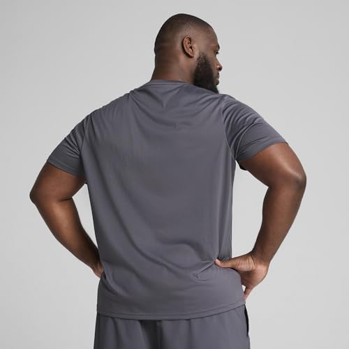 PUMA M TAD Essentials Solid Cat Tee (LC Small Cat), T-Shirts Mixte, Galactic Gray,