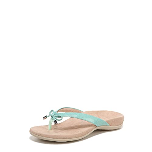 Image of Vionic Women's Rest Bella Toe Post Sandal- Supportive Ladies Orthotic Sandals that include Three Zone Comfort with Arch Support- Flip Flop for Ladies, Medium and Wide Width Size 5-12