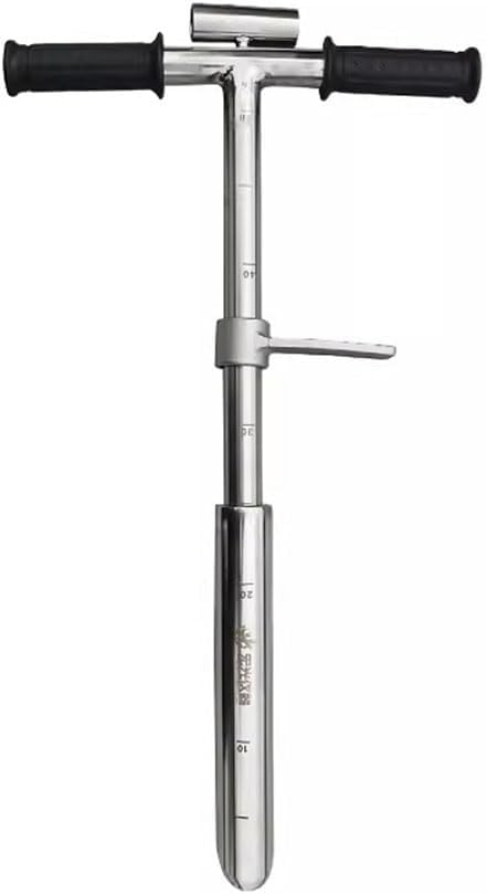 Stainless Steel Soil Sampler Screw Auger - 0.5m Spiral Earth Driller Probe for Soil Sampling with Ejector