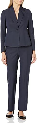 Nine West Womens 1 Button Peak Lapel Mini Herringbone Jacket and ...