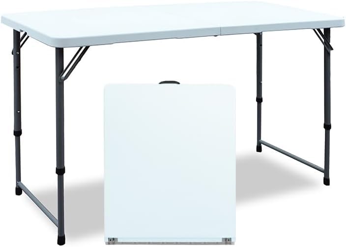 Enduro 4' Banquet Table, Folding Table with Adjustable Heights
