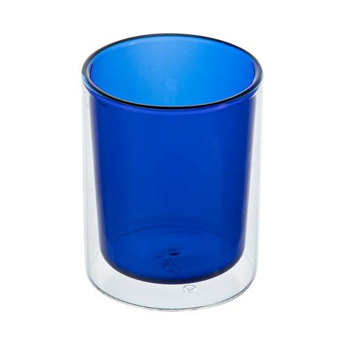 Restaurantware Borosilicate Glass Tumbler 2 Count 8.84 oz Double Wall Cocktail Glass Insulated Dishwasher-Safe Sophisticated Drinkware