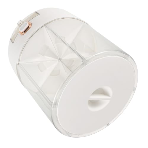 Dispensador de cereales resistente de polipropileno con base estable y seis divisiones 2