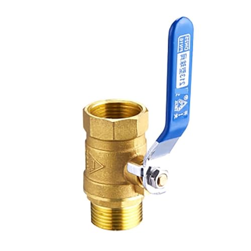 Robinet à bille en laiton de 1 pouce avec filetage interne externe - 3