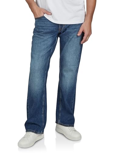 MUSTANG Jeans Herren Stretch Oregon Bootcut Jeanshose Hose Denim, Größe:W...