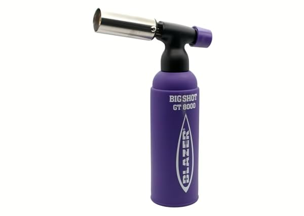 Blazer Industrial Torch Lighter Big Shot GT 8000 Purple Glow in The Dark