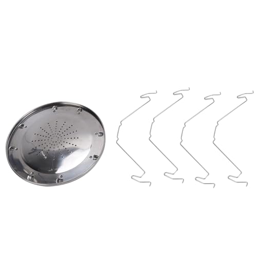 SENECESLI Tostadora Plegable de Acero Inoxidable para Campamento, con Capacidad para 4 Rebanadas, Fácil de Limpiar, para Picnic Al Aire (Estante para pan)