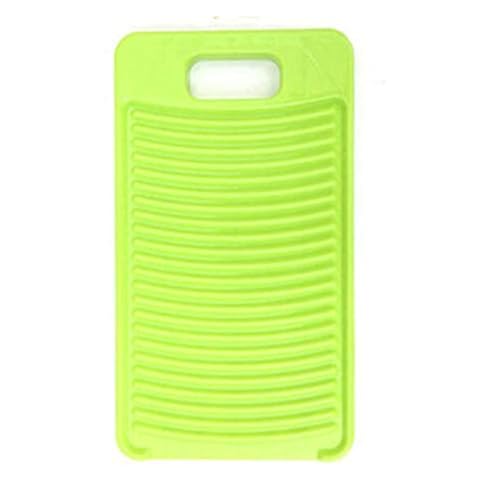 Image of Washing board mini washboards plastic wash board for baby cloth small Items cloth diapeers used in bathroom sink small basin lightweight travelling small size (Green)