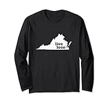 Photo Gallery amo virginia - live love virginia maglia a manica Photo Gallery amo virginia - live love virginia maglia a manica