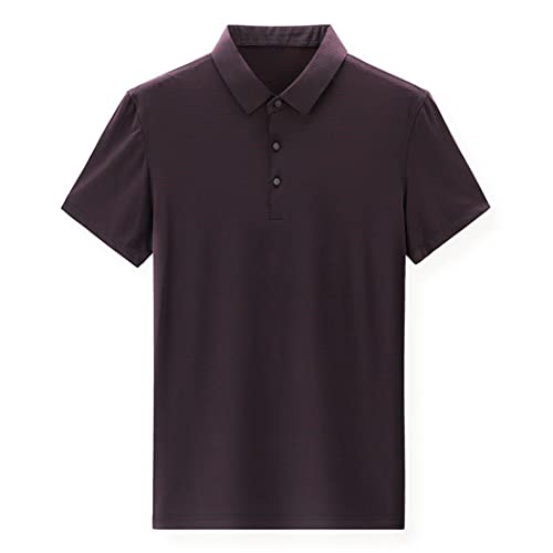 Polo homme gris en coton à manches courtes coupe regular M