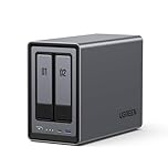 UGREEN NAS DXP2800 2-Bay Desktop All-Round NASync Ideal for Small Team, Enthusiasts, Intel N100 Quad-core CPU, 8GB DDR5 RAM, 2.5GbE, 2X M.2 NVMe Slots, 4K HDMI, Network Attached Storage (Diskless)