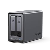 UGREEN NASync DXP2800, NAS desktop a 2 bay, CPU Intel N100 Quad-core, 8 GB di RAM DDR5, 2,5 GbE Enthernet, 2 slot M.2 NVMe, HDMI 4K, archiviazione collegata in rete (Senza disco)