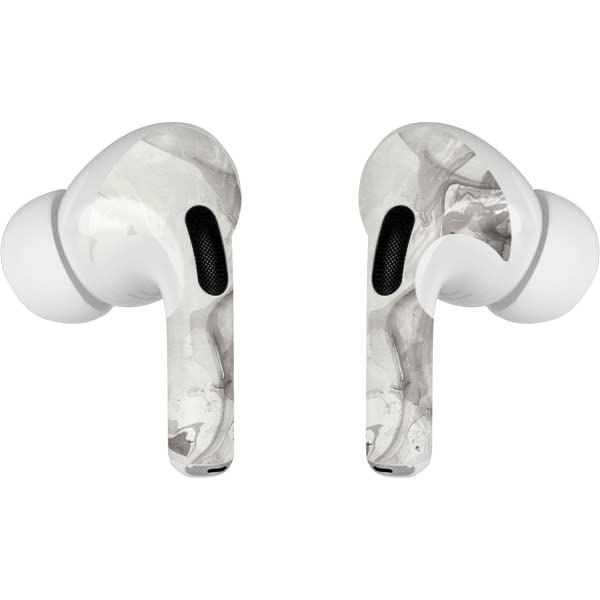 Skinit Decal Audio Skin Compatible with AirPods Pro 2nd Gen - Marbleized Grey Design