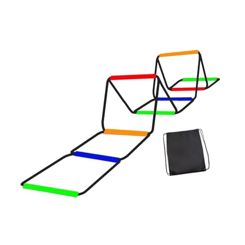 CAQYPVH Agility Ladder Agility Training Equipment, Fitness Feet Training, 8 Grids with Bag