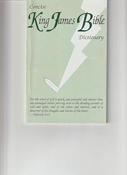 Paperback Concise King James Bible Dictionary Book