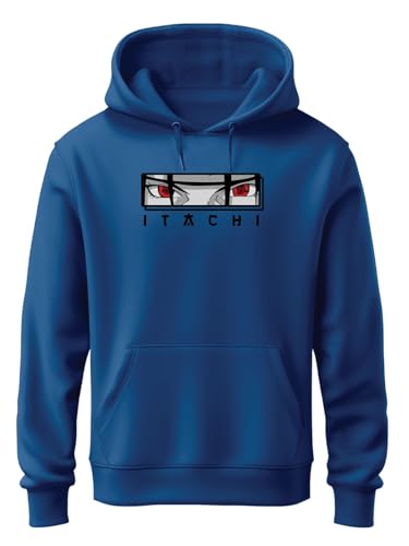Sweat à capuche Naruto pour homme avec imprimé yeux de Sharingan d'Itachi