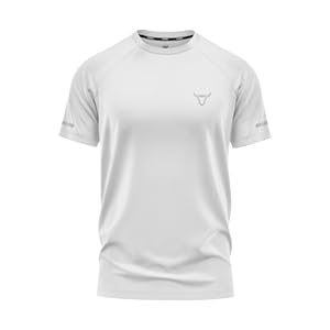 Mens Short Sleeve T-Shirts Workout Athletic Fit Moisture Wicking Fast Drying Reflective Logo Sports T-Shirts Tops