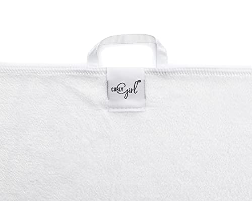 Fini les frisottis avec ce lot de 2 serviettes en microfibre grande taille pour cheveux bouclés - 3