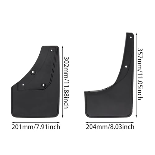 Guardabarros coche para Suzuki Jimny JB74 JB64 2019 2020 2021 traseros y delanteros negros 3