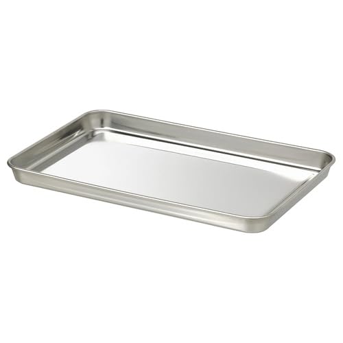 Amazon | IKEA イケア サービングトレイ ステンレススチール 30x20cm