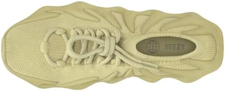 adidas Tênis masculino Yeezy 450 com cadarço, Enxofre