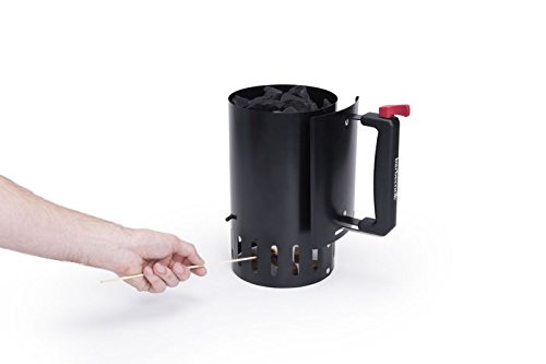 Barbecook 223.3001.000 Holzkohle-Starter Safe-Drop, Schwarz, 17 x 30 x 27,5 cm