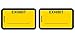 Tabbies Color-coded Legal Exhibit Labels, 1 5/8" x 1", Yellow, 2 Packs