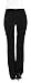 HOT from Hollywood Women's Formal Career Fitted Knit Double Button Textured Long Pants