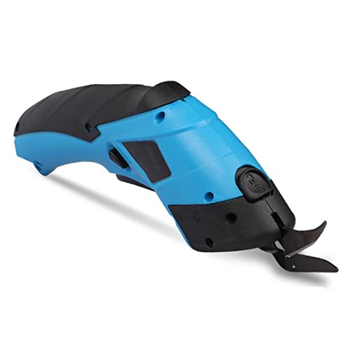 Handheld Rechargeable Electric Scissors, Portable Cutting Shears Mini Portable Shears Electric Box Cutter Rotary Cutter for Cardboard Fabric Leather