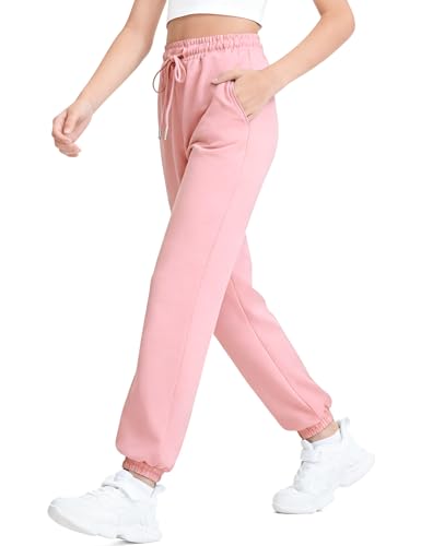 Image of BOOPH Girls Sweatpants Kids Cotton Drawstring Joggers Teen Athletic Pants | Girls Uniformt Pant with Pockets for 7-14Y