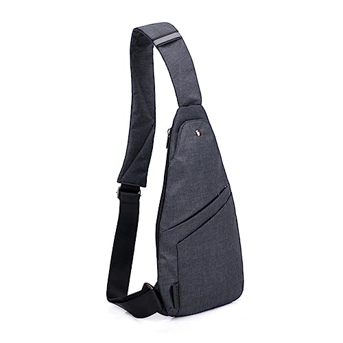 Bolsas de mensajero para hombres VALICLUD en color negro estilo bandolera casual