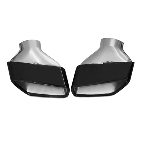 Buse tuyaux d'échappement carrée noire contre la rouille pour BMW G30 G31 2017+