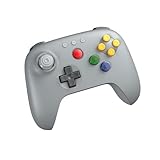 8BitDo 64 Bluetooth Controller for Analogue 3D, Switch, Switch 2, Windows, and Android (Grey) 8BitDo 64 Bluetooth Controller for Analogue 3D, Switch, Switch 2, Windows, and Android (Grey)