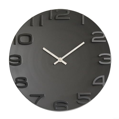 Horloge murale numérique 3D silencieuse sans tic-tac pour le bureau - 2