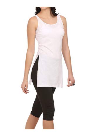 Buy SEE FIT Women's White Camisole 100%Pure Cotton (Large) at Amazon.in