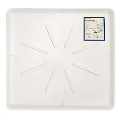 Eastman 52525 Washing Machine Drain Pan, 30-inch x 32-inch, White
