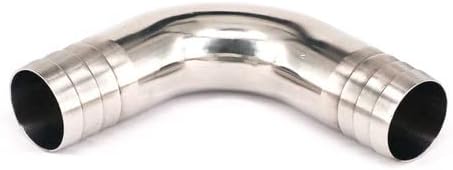 Inner Diameter 16 mm Barbed Type Elbow Pipe, 304 Stainless Steel, Sanitary Type, 90-Degree Elbow, Equal Diameter Pipe Fitting, Suitable for Home Brewing Purposes(57m)