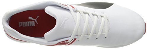 PUMA Puma Men's F116 Skin Scuderia Ferrari Sneaker, White Black, 8 M US